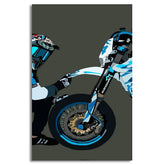 Crazy Bike Rider | Wall Art